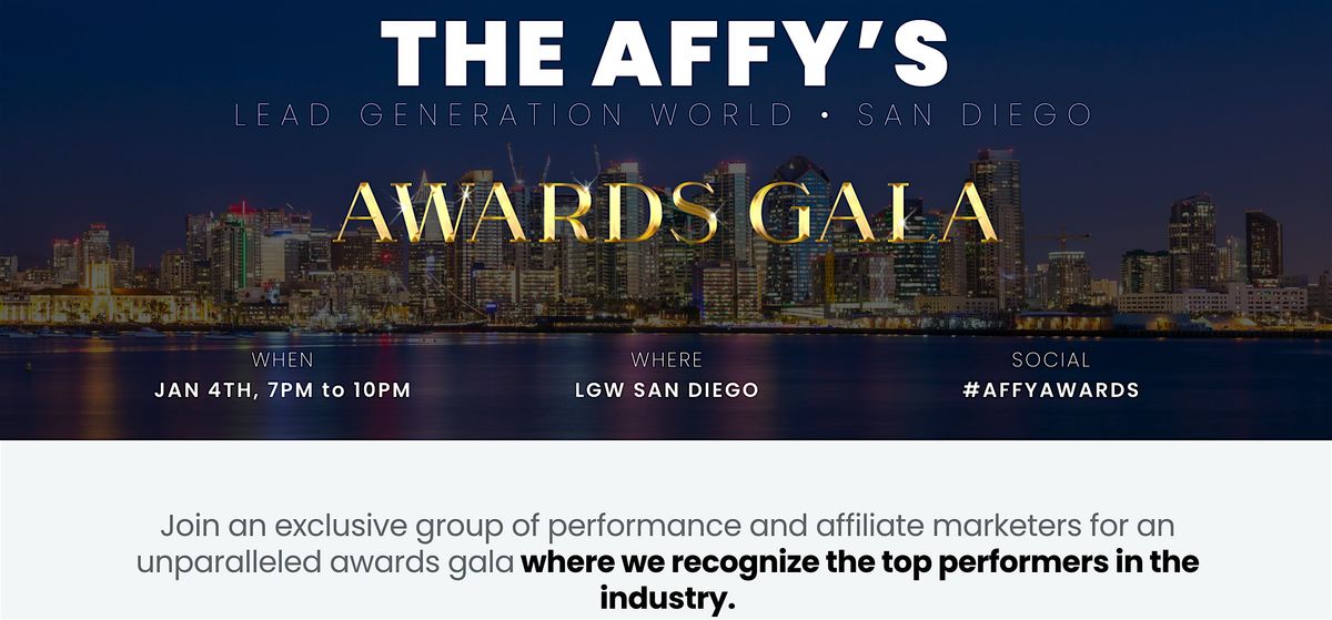 The AFFY Awards at Lead Generation World