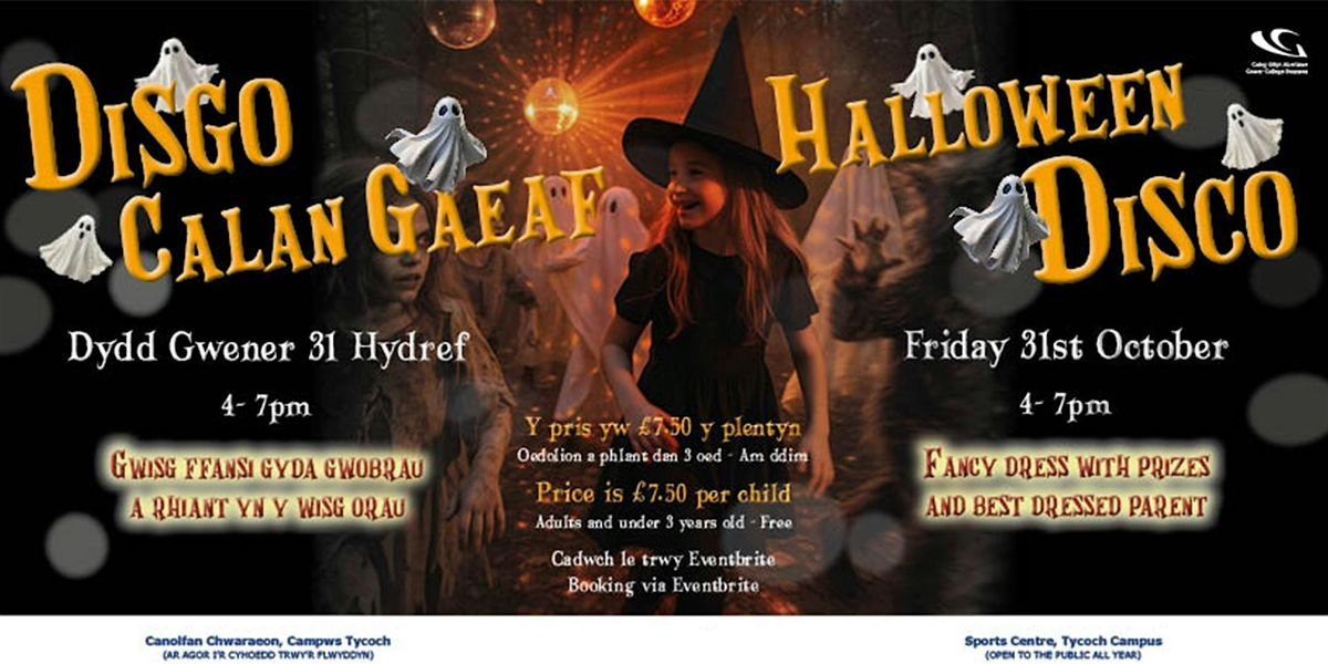 Halloween Disco | Disgo Calan Gaeaf