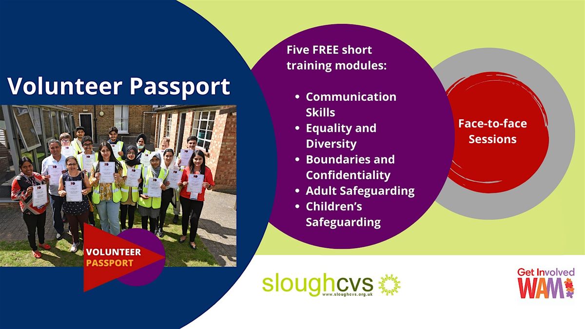 Volunteer Passport Training - Face-to-Face