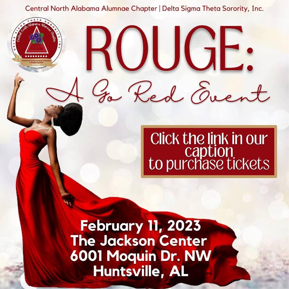 ROUGE A Go Red Event Jackson Center, Huntsville, AL February 11, 2023