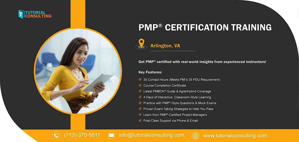 Get PMP\u00ae Certified \u2013 Live Classroom Workshop in Arlington, VA