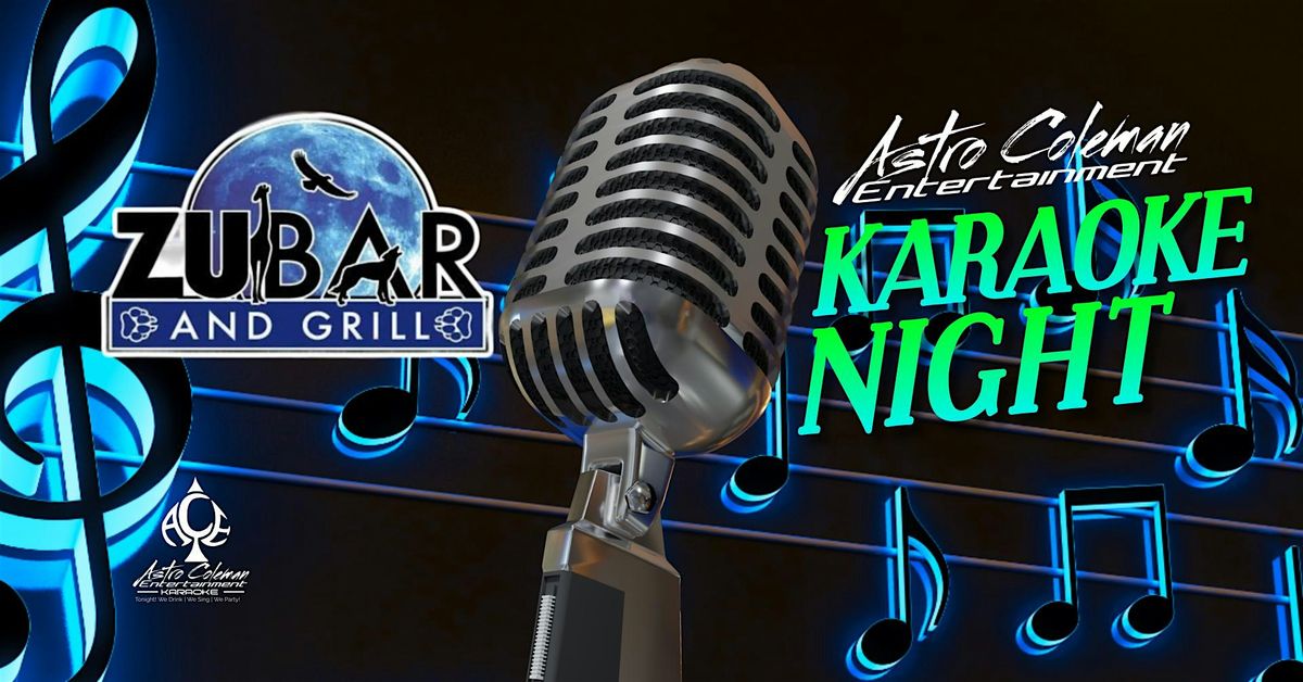 Karaoke Mondays at Zubar & Grill