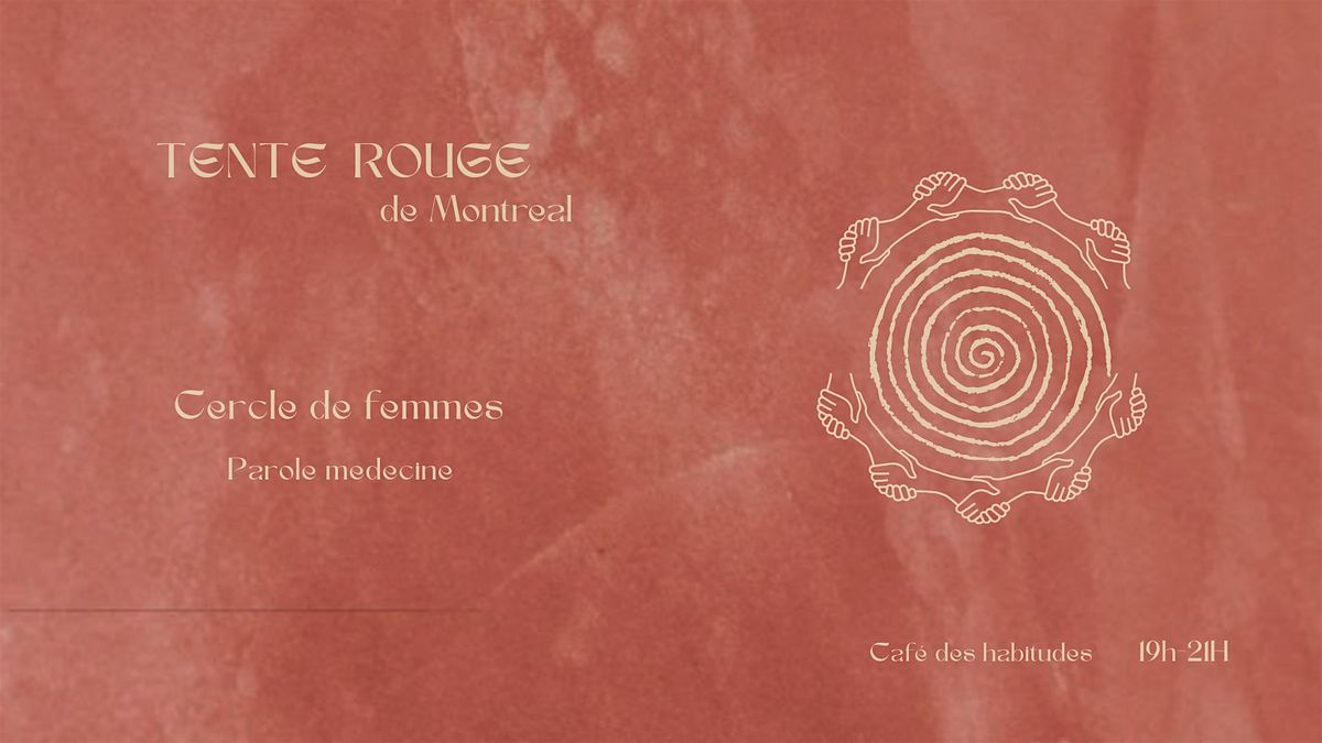 Tente rouge de Montr\u00e9al