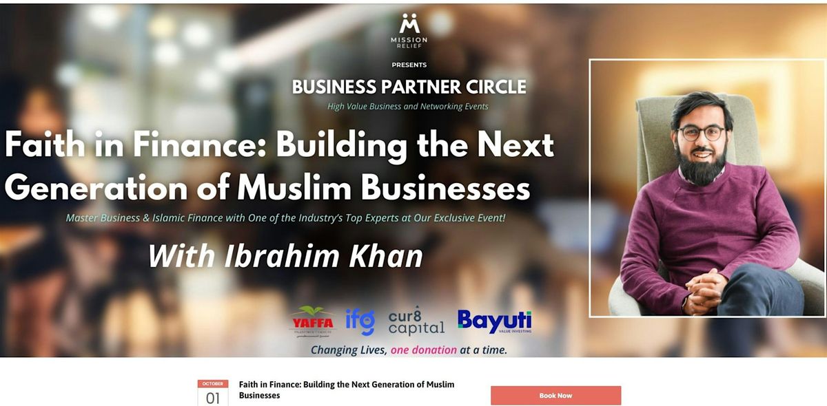 Faith in Finance: Building the Next Generation of Muslim Businesses