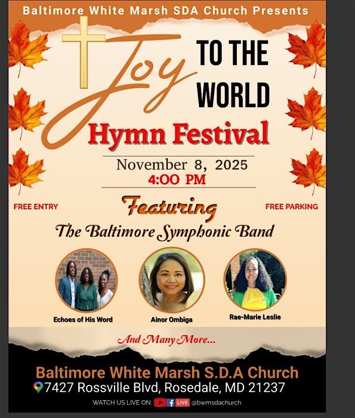 Joy to the World Hymn Festival