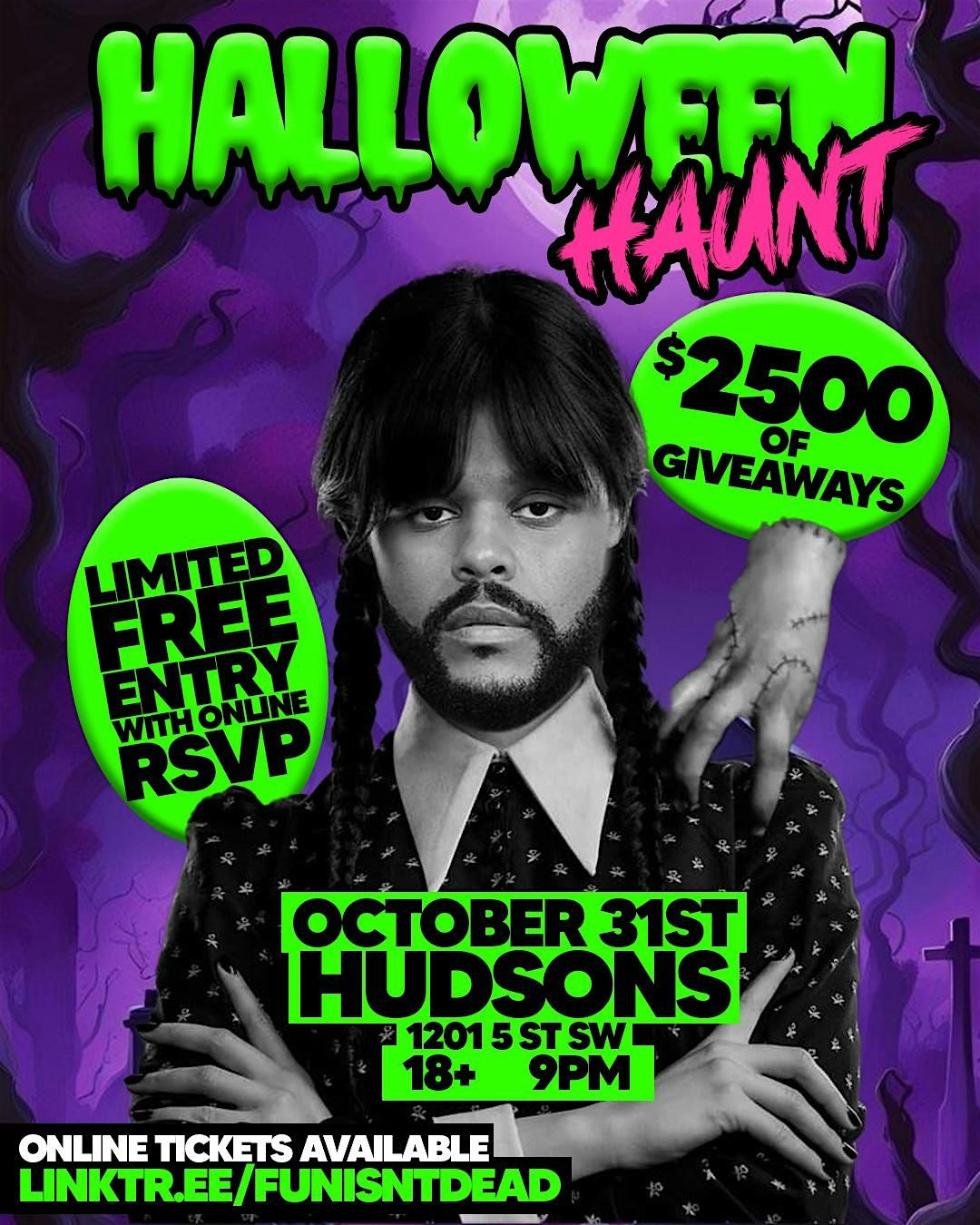 HALLOWEEN HAUNT @ HUDSONS YYC DOWNTOWN