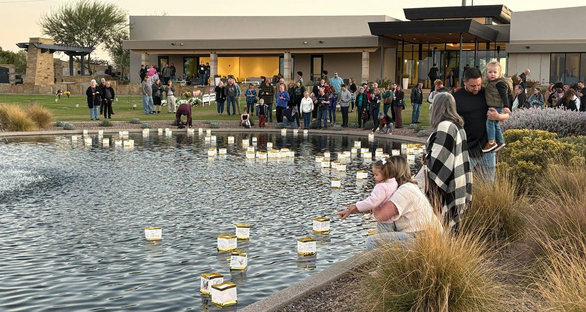 Sunset Lantern Release at Gilbert Memorial Park
