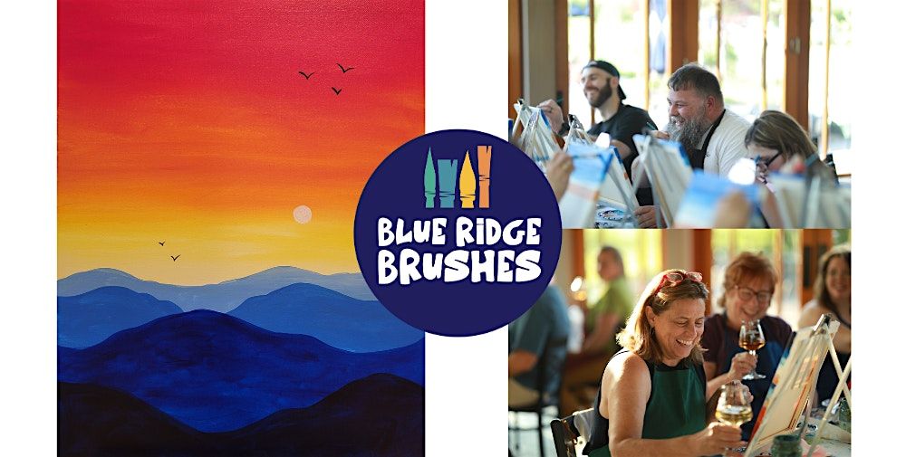 Paint + Sip: "Blue and Orange Sunset" at Eastwood Farm & Winery