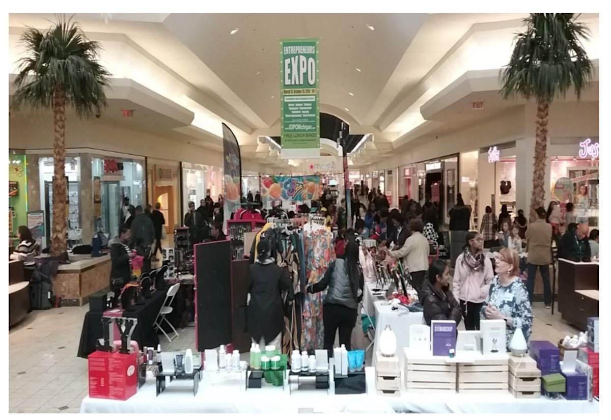EXPO MICHIGAN MARKETPLACE pop up shops at Genesee Valley Mall