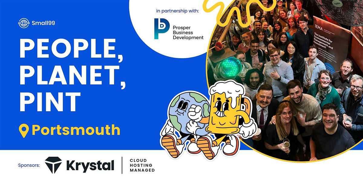 Portsmouth - Small99's People, Planet, Pint\u2122: Sustainability Meetup