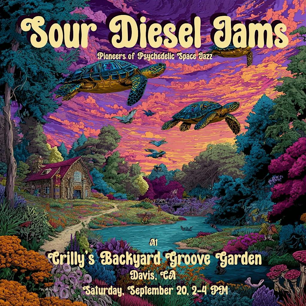 SDJ enlightens at Crilly's Backyard Groove Garden