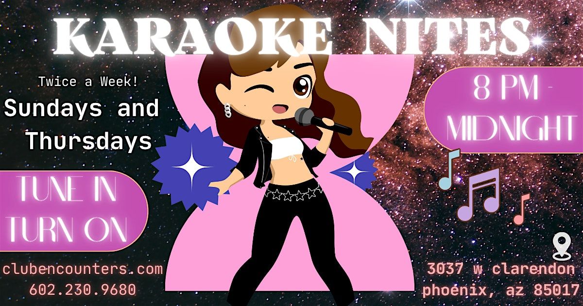 Thursday Karaoke Nites @ Club Encounters