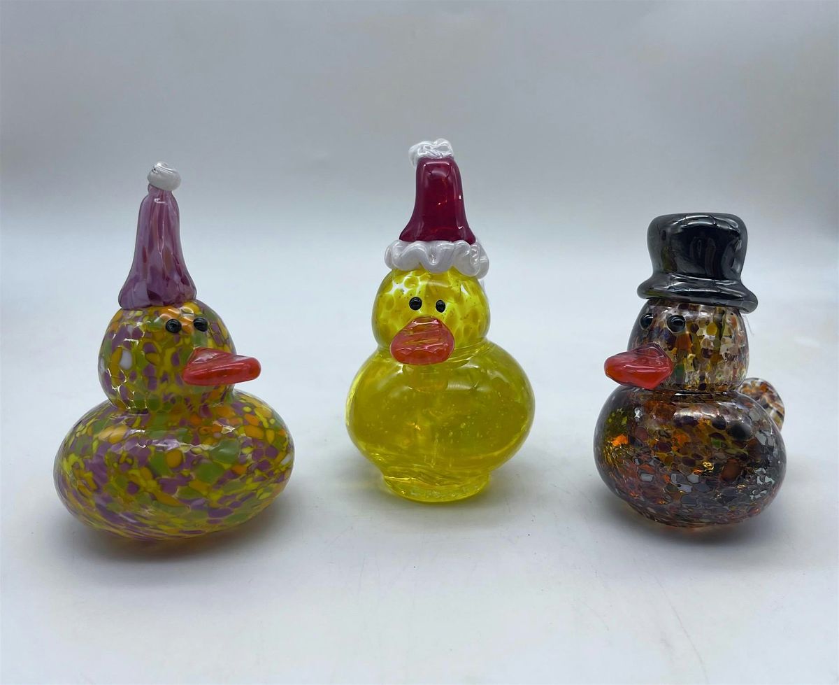 Hats on Ducks! What the Duck! get in line haha, what the duck is going on!