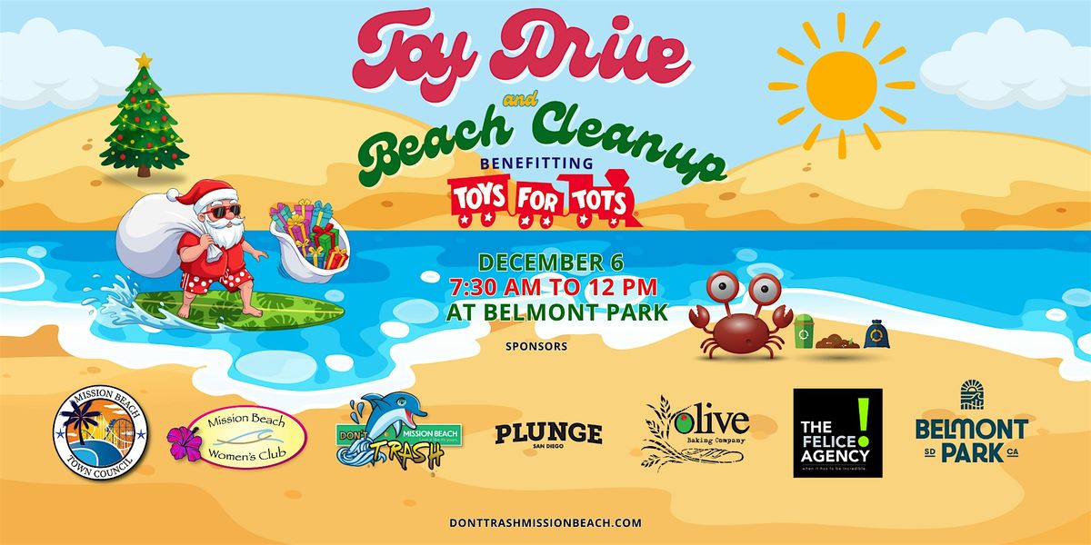 Toy Drive and Beach Cleanup