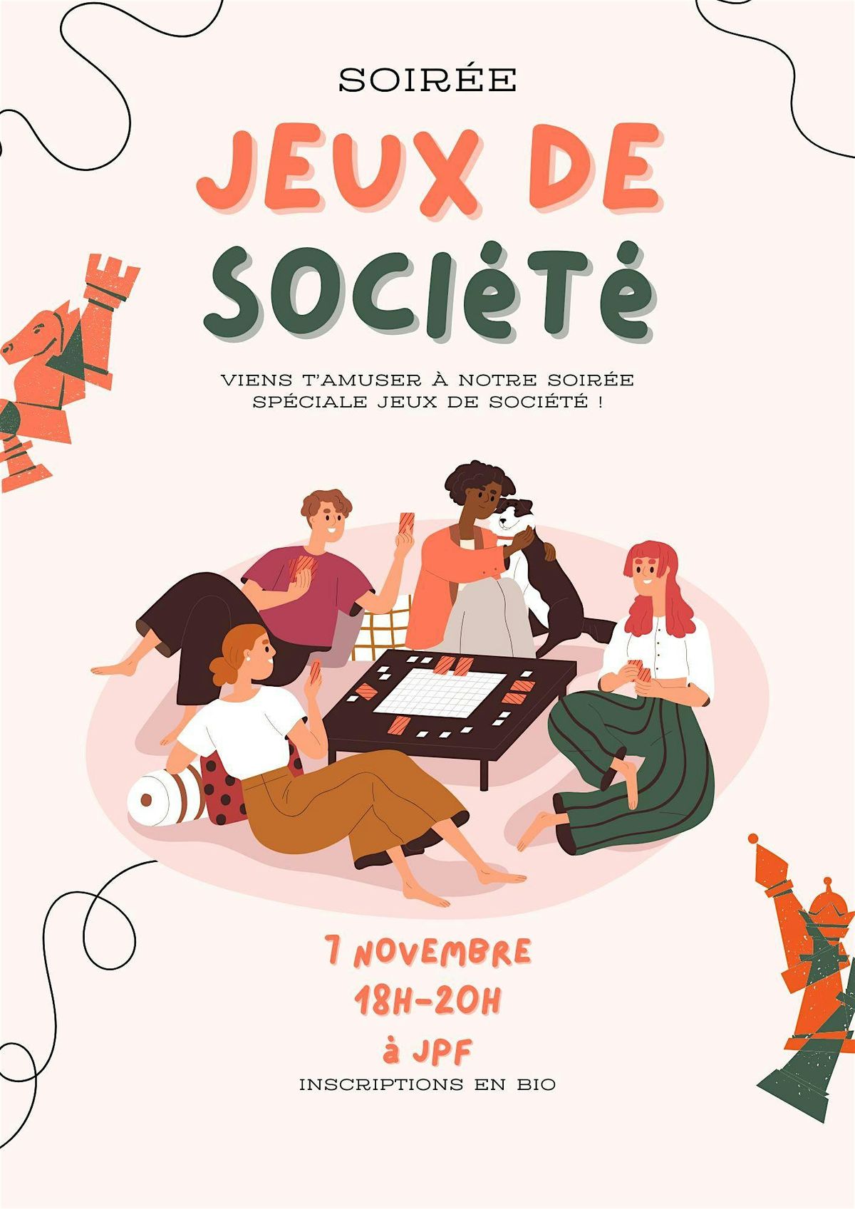 Soir\u00e9e jeux de soci\u00e9t\u00e9