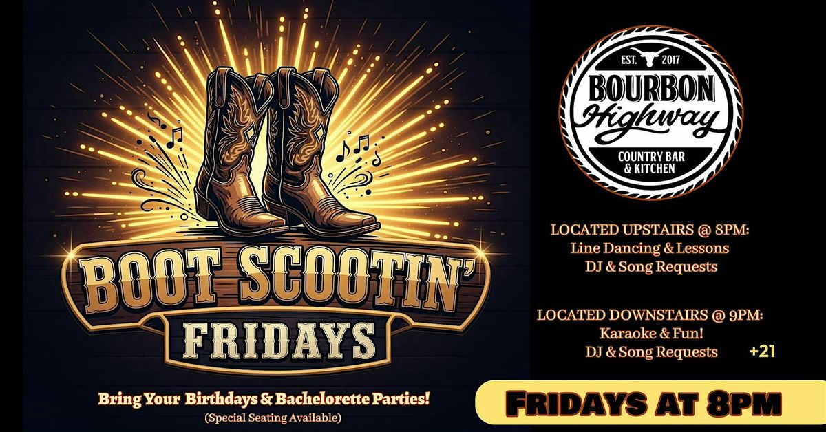 Friday Line Dancing & Lessons & Karaoke Too!