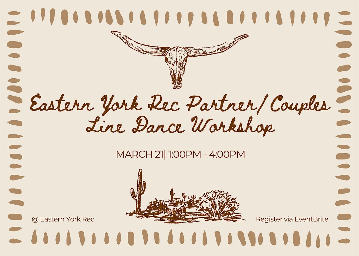 Eastern York Rec Partner\/Couples Line Dance Workshop
