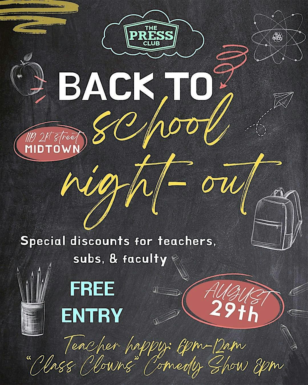 Back To School Night Out