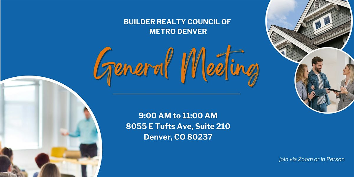 August BRC General Meeting