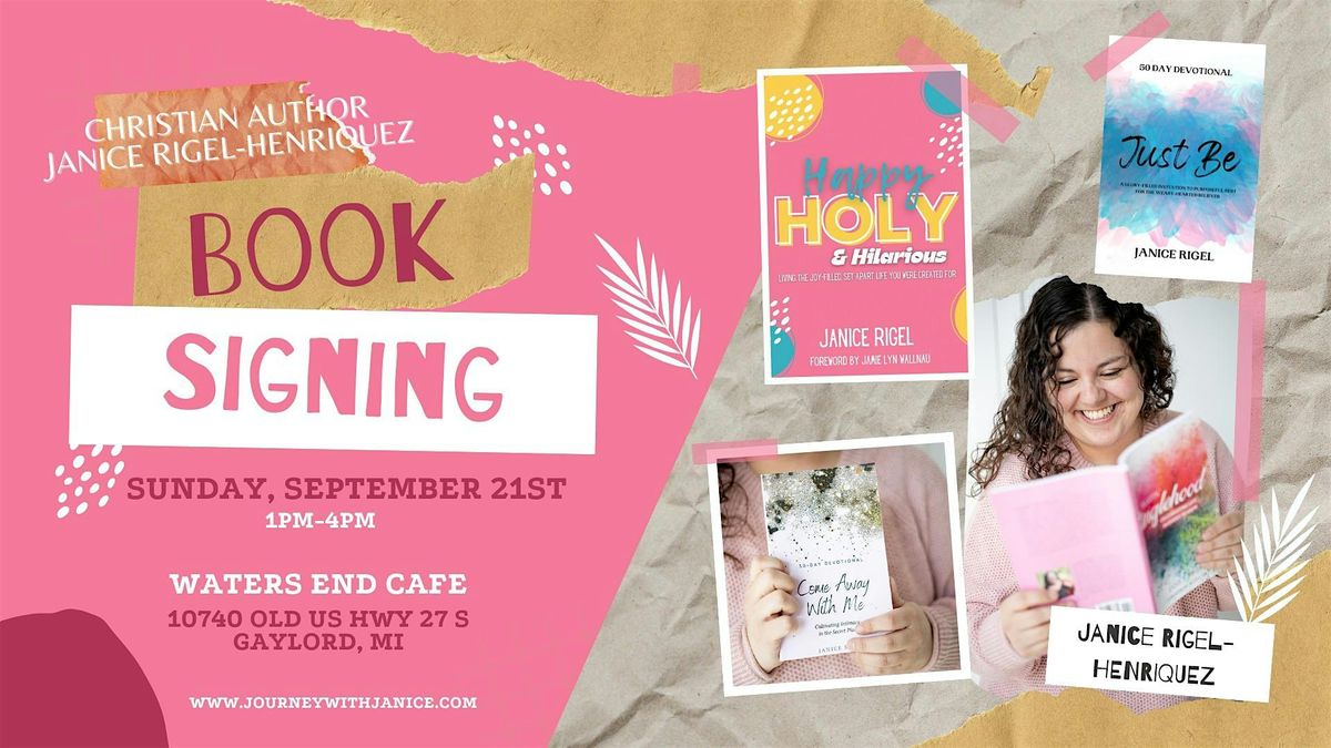 Book Signing at Waters End Cafe