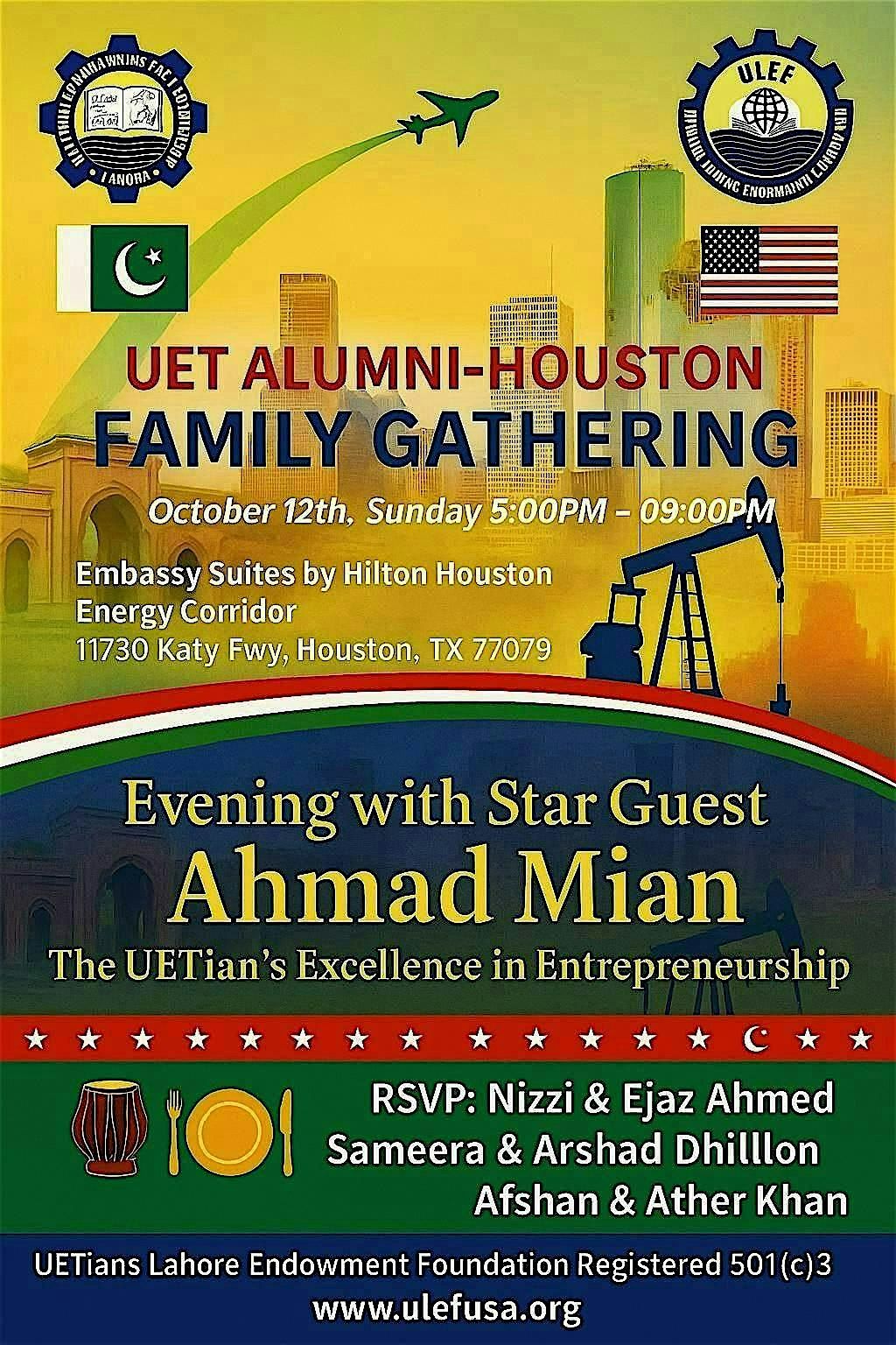 UET ALUMNI - HOUSTON FAMILY GATHERING