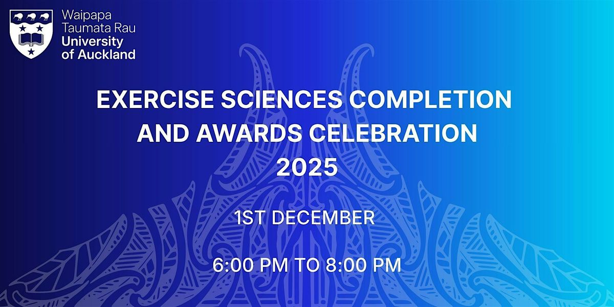 Exercise Sciences Completion and Awards Celebration