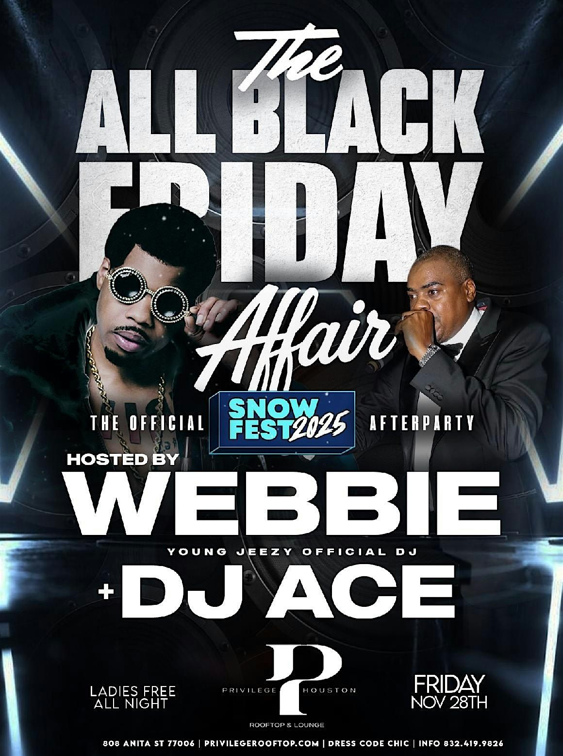 NOV 28 | Weebie & DJ Ace Host The All Black Friday @ Privilege