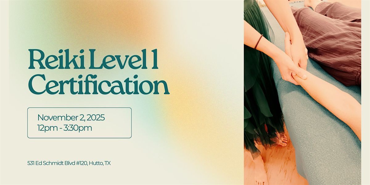 Reiki Level 1 Certification