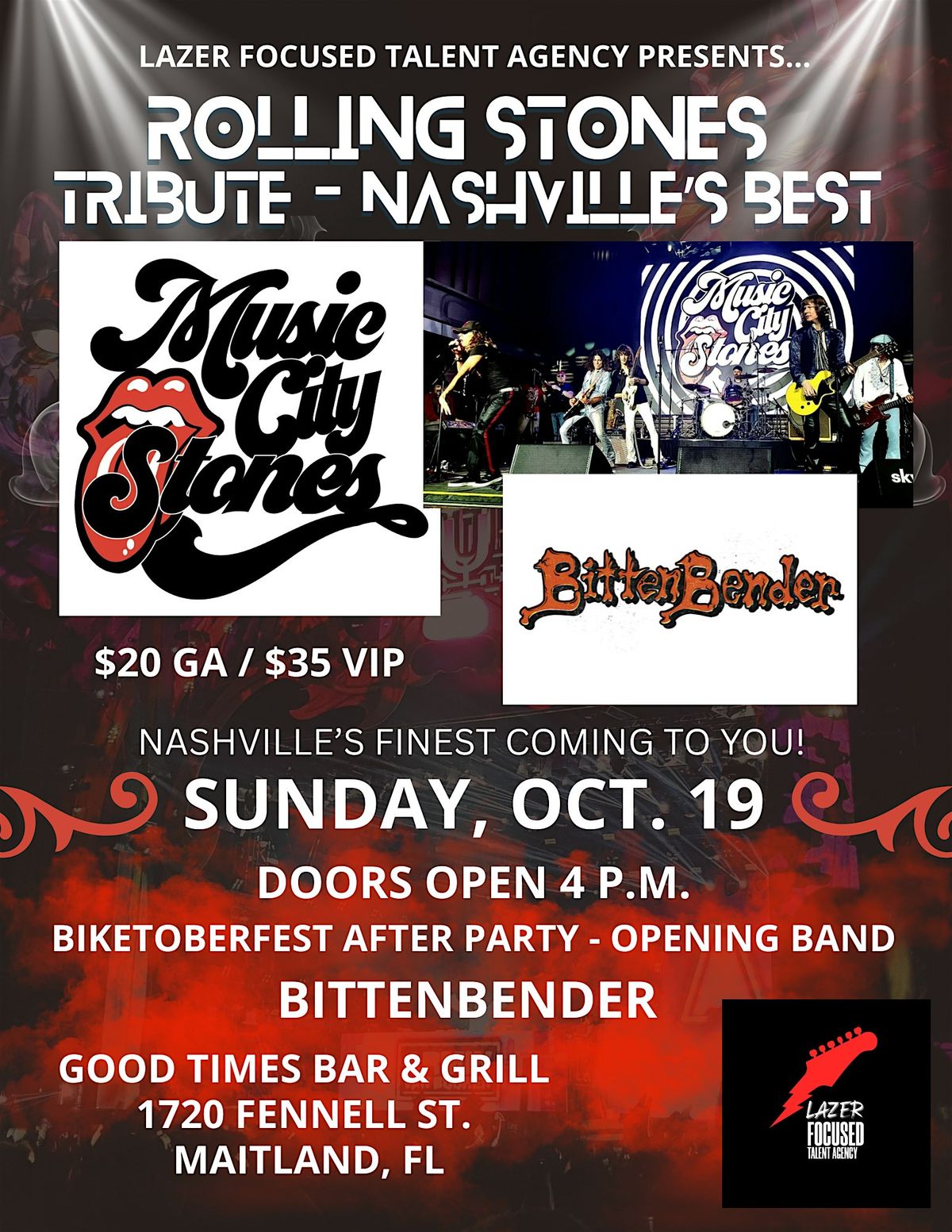 ROLLING STONES TRIBUTE - MUSIC CITY STONES & BITTENBENDER