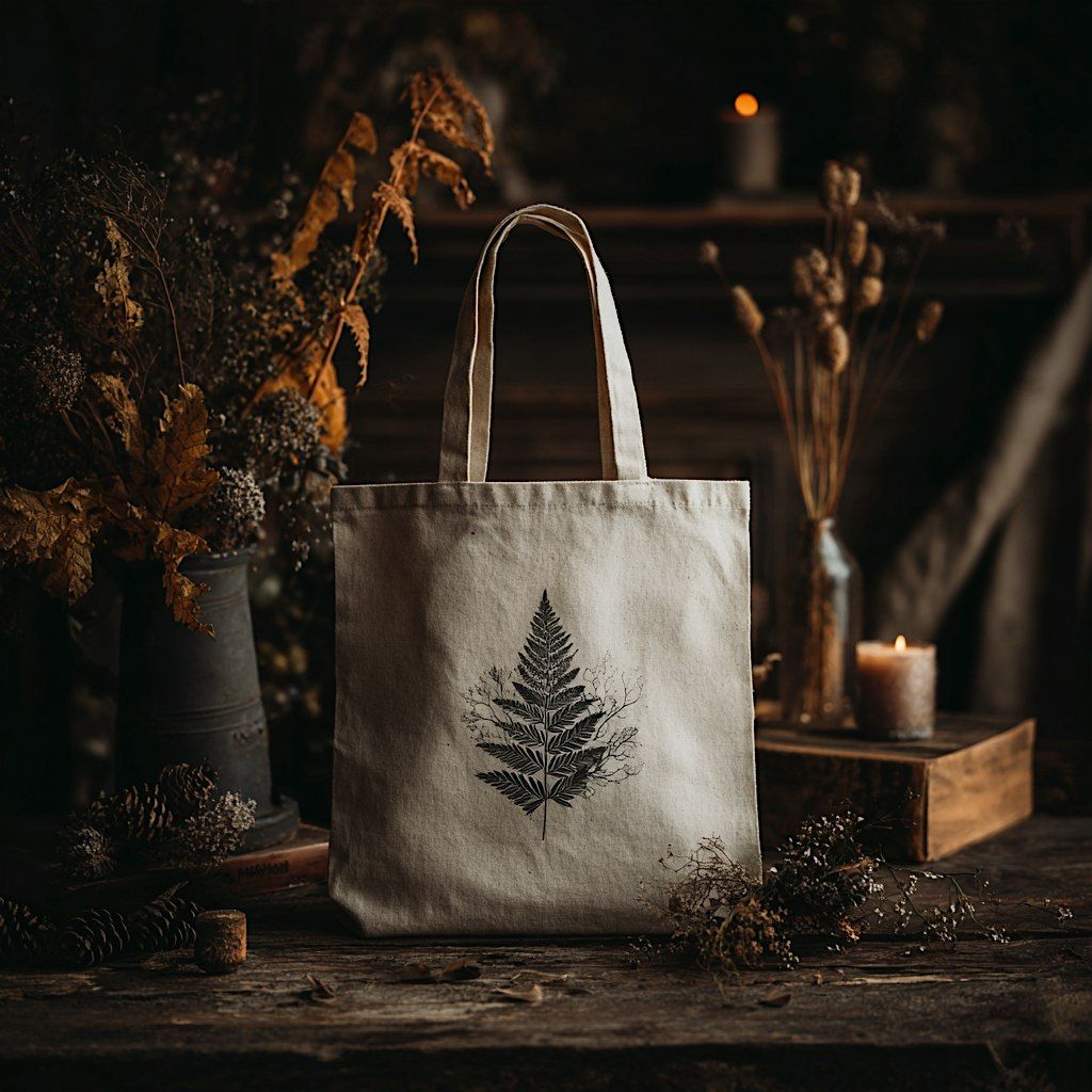 learn to lino print. create your own tote bag!