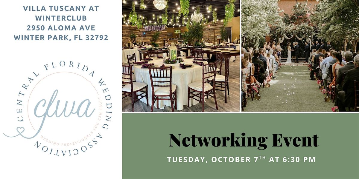 CFWA October Networking Event at Villa Tuscany at WinterClub