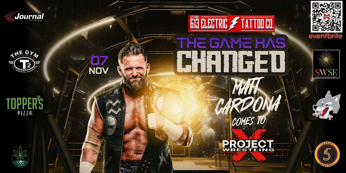 PROJECT X WRESTLING PRESENTS:  THE GAME HAS CHANGED