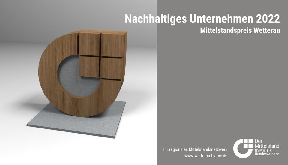 BVMW Mittelstandspreis 2022: "Nachhaltiges Unternehmen Wetterau"