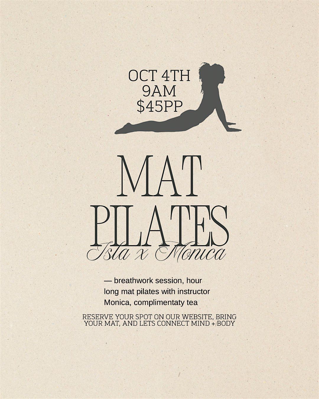 Mat Pilates with Monica