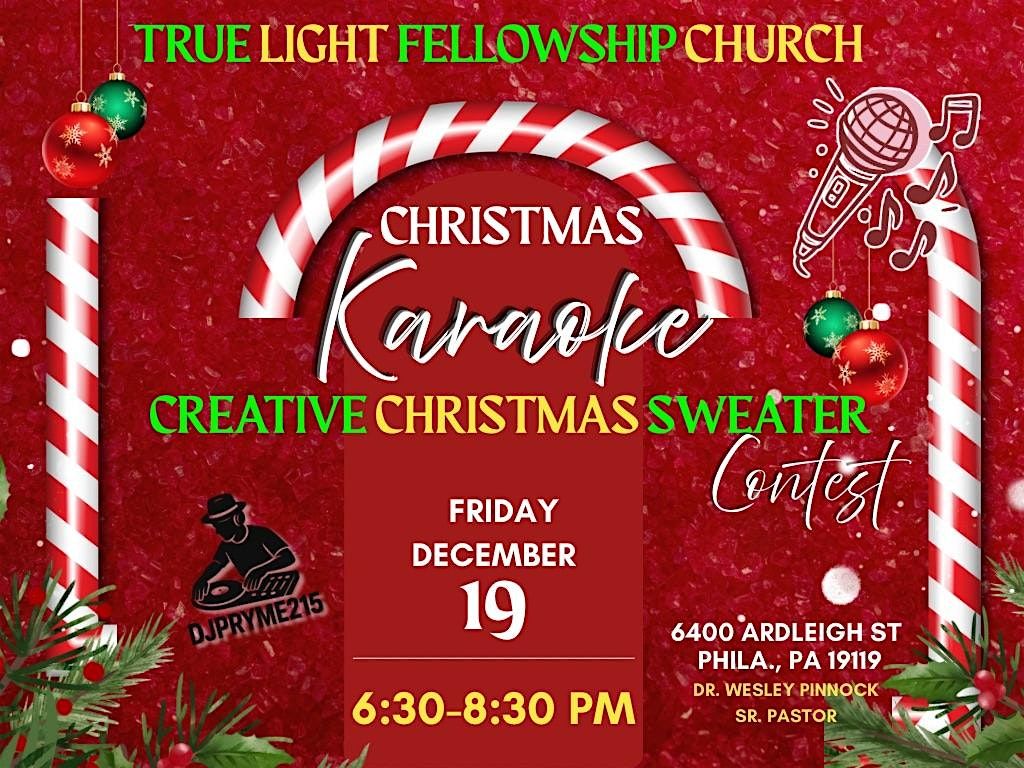 Christmas Karaoke at True Light Fellowship