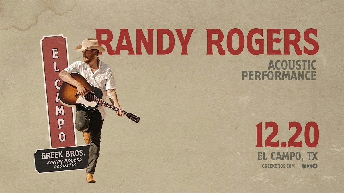 Randy Rogers Acoustic