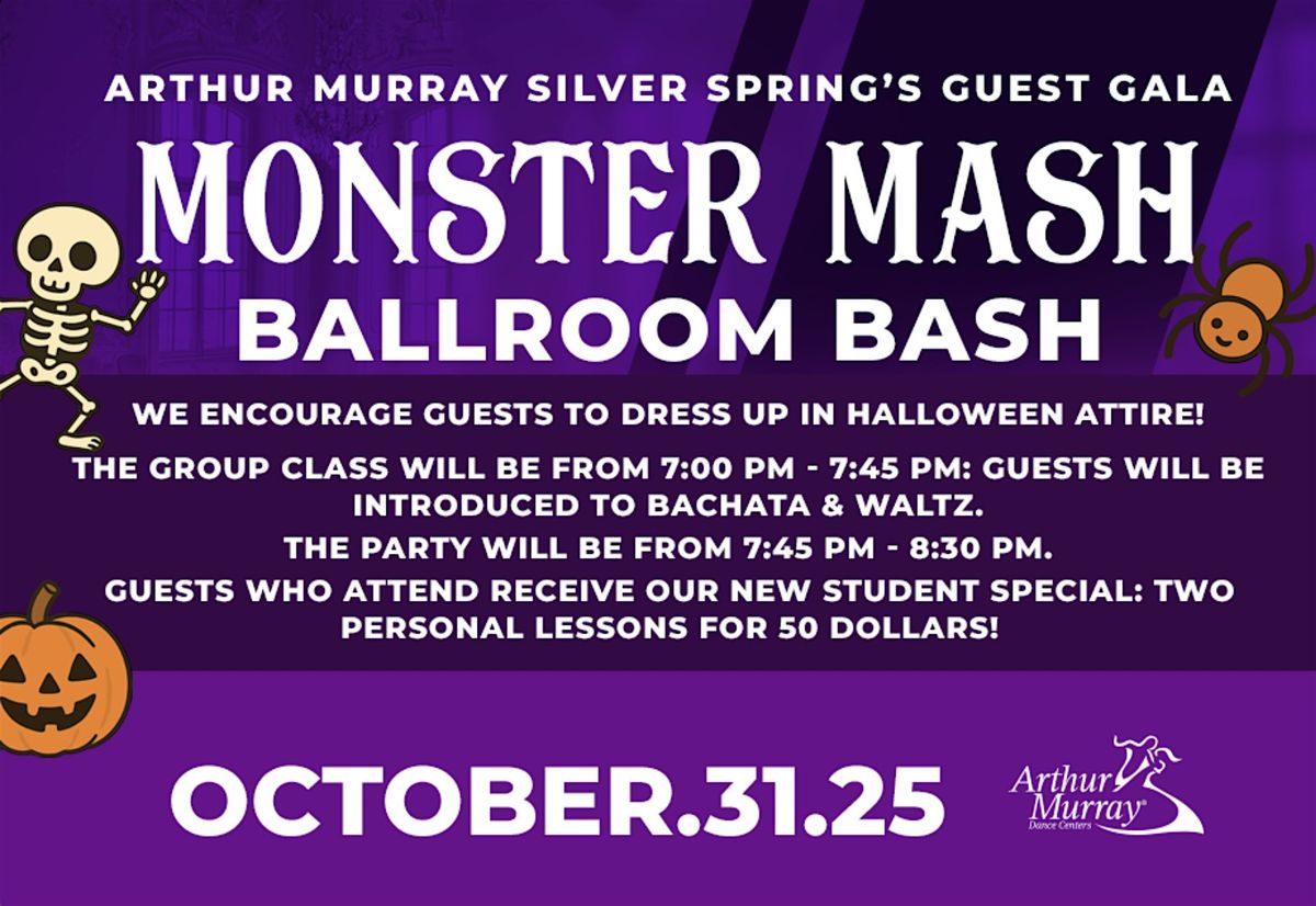 Monster Mash Ballroom Bash.