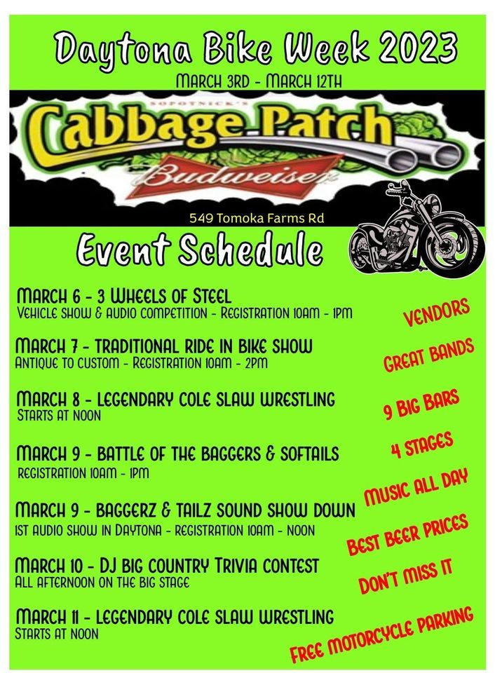 Legendary Cole Slaw Wrestling Cabbage Patch, New Smyrna Beach, FL