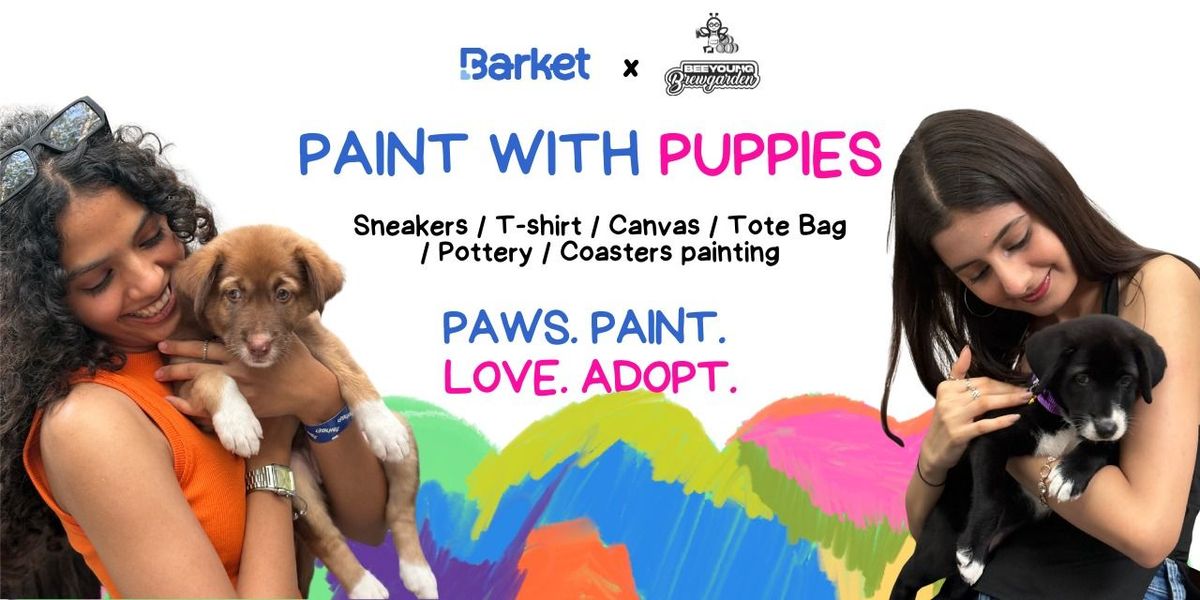 Paint with Puppies by Barket