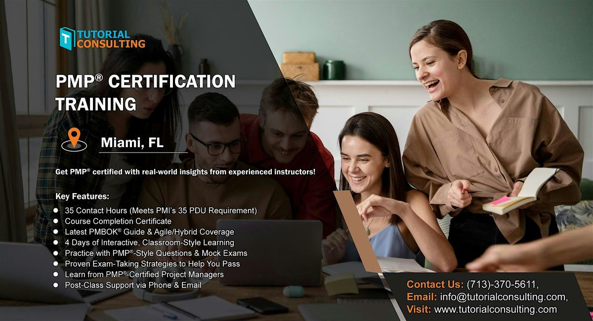 PMP\u00ae Certification for Project managers in Miami, FL