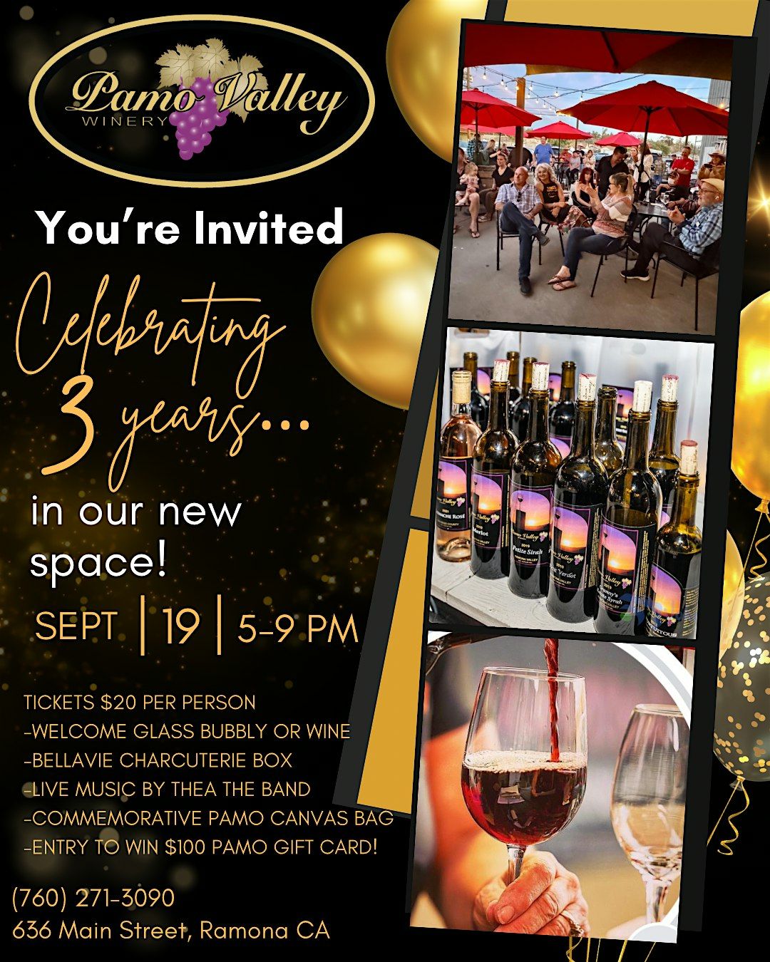 3 Year Anniversary Party in New Space!