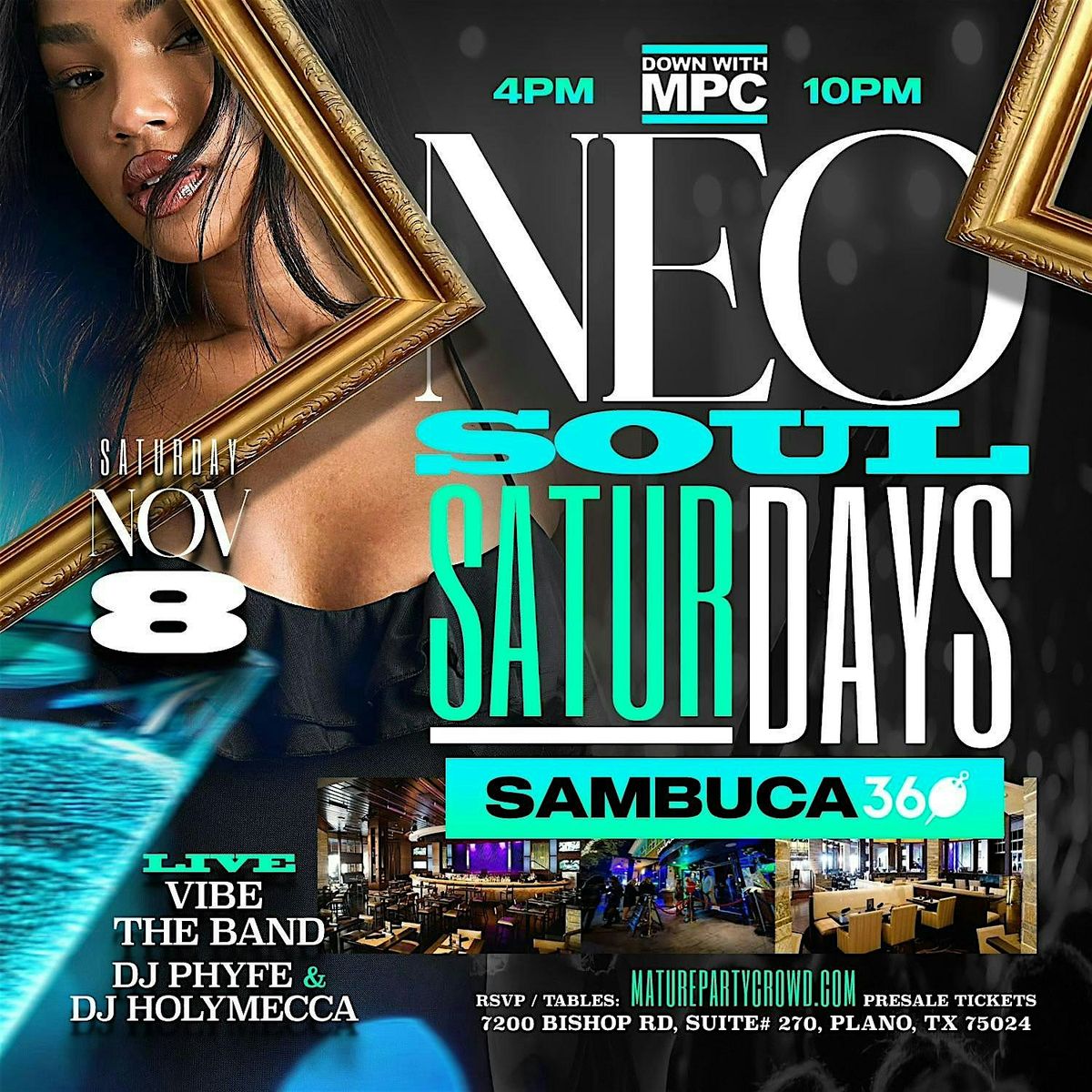 NEO SOUL "SATURDAYS" feat VIBE THE BAND LIVE @ SAMBUCA 360