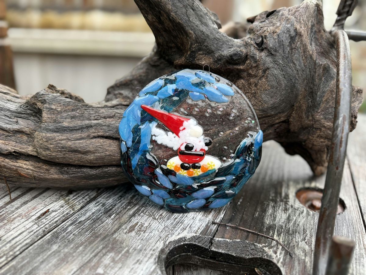 Surfin' Santa Suncatcher Fused Glass Class