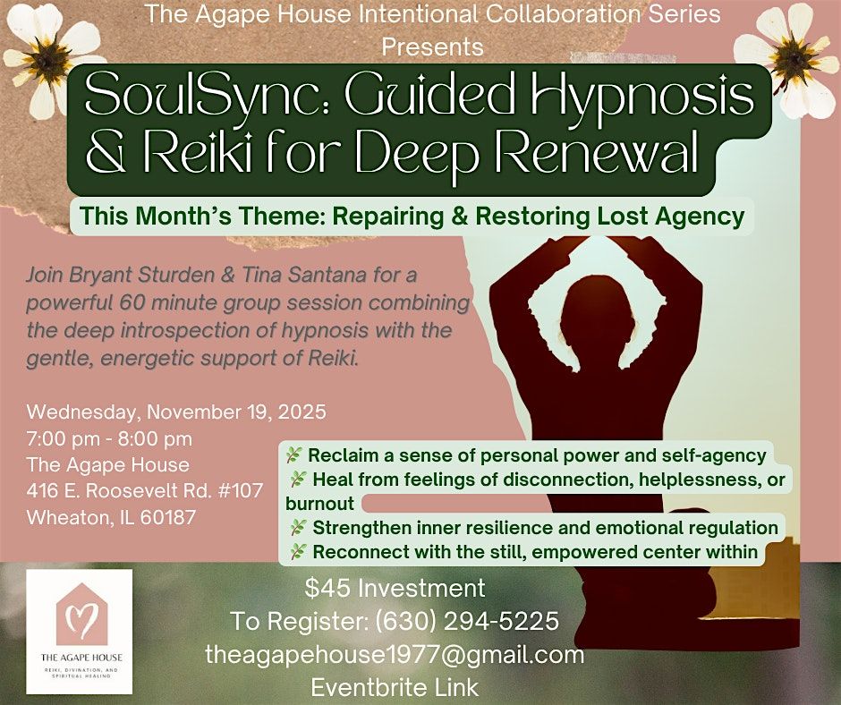 SoulSync: Guided Hypnosis & Reiki for Deep Renewal
