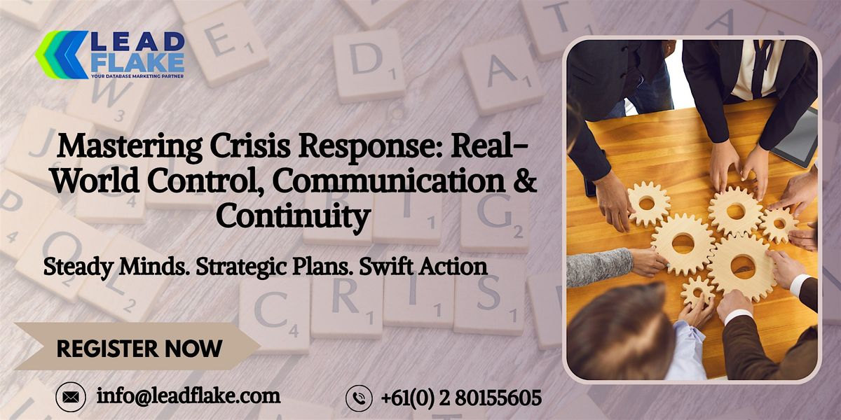 Leading Through Crisis: Strategies for Resilience - workshop in Singapore