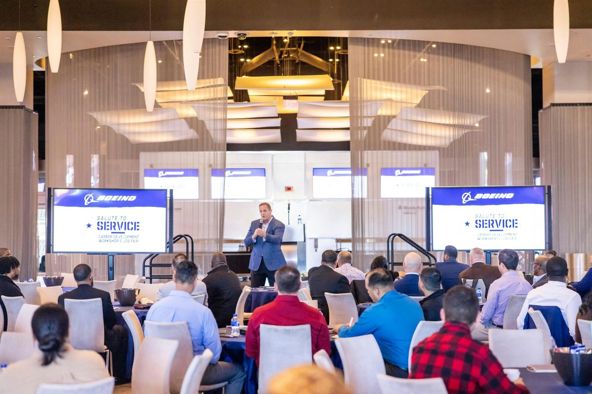 Salute to Service Career Development Workshop Presented by Boeing