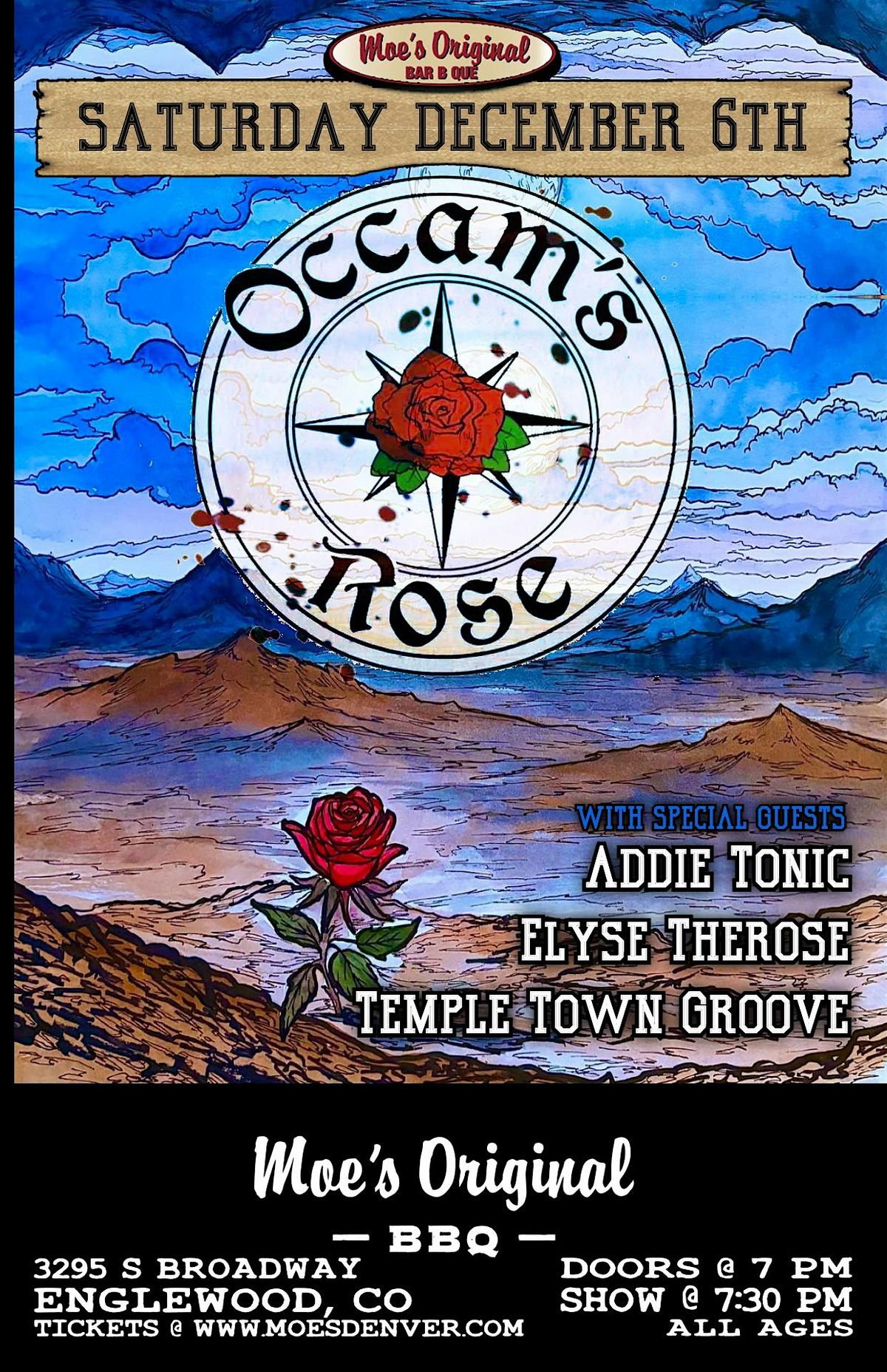 Occam's Rose + Becca Jay + Elyse Therose + TempleTown Groove