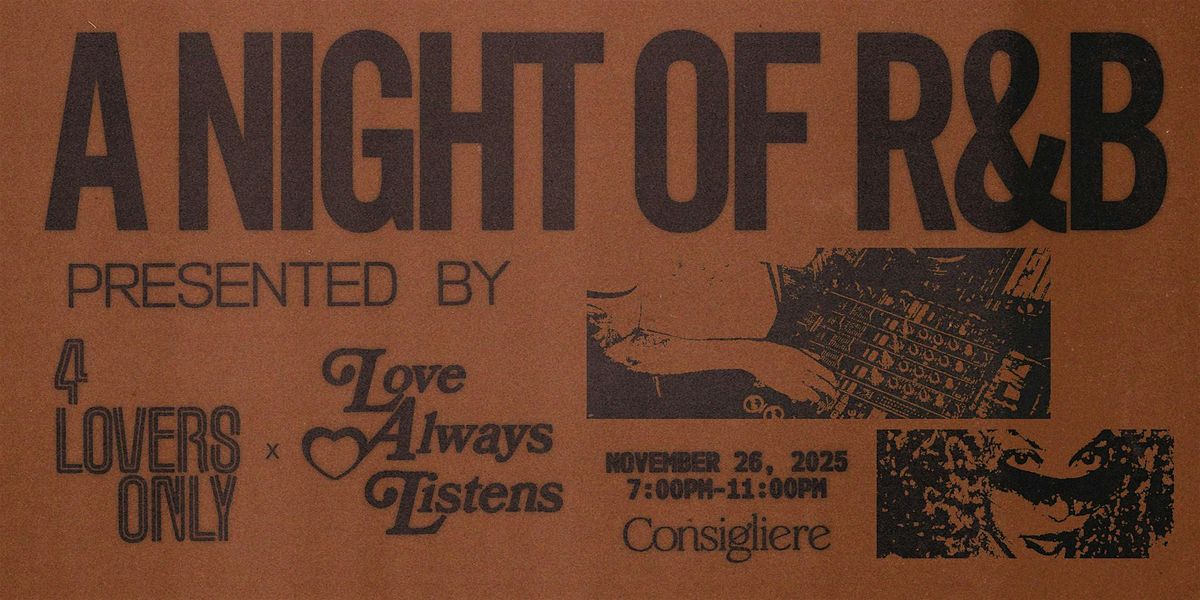 A  Night Of R&B at Consigliere