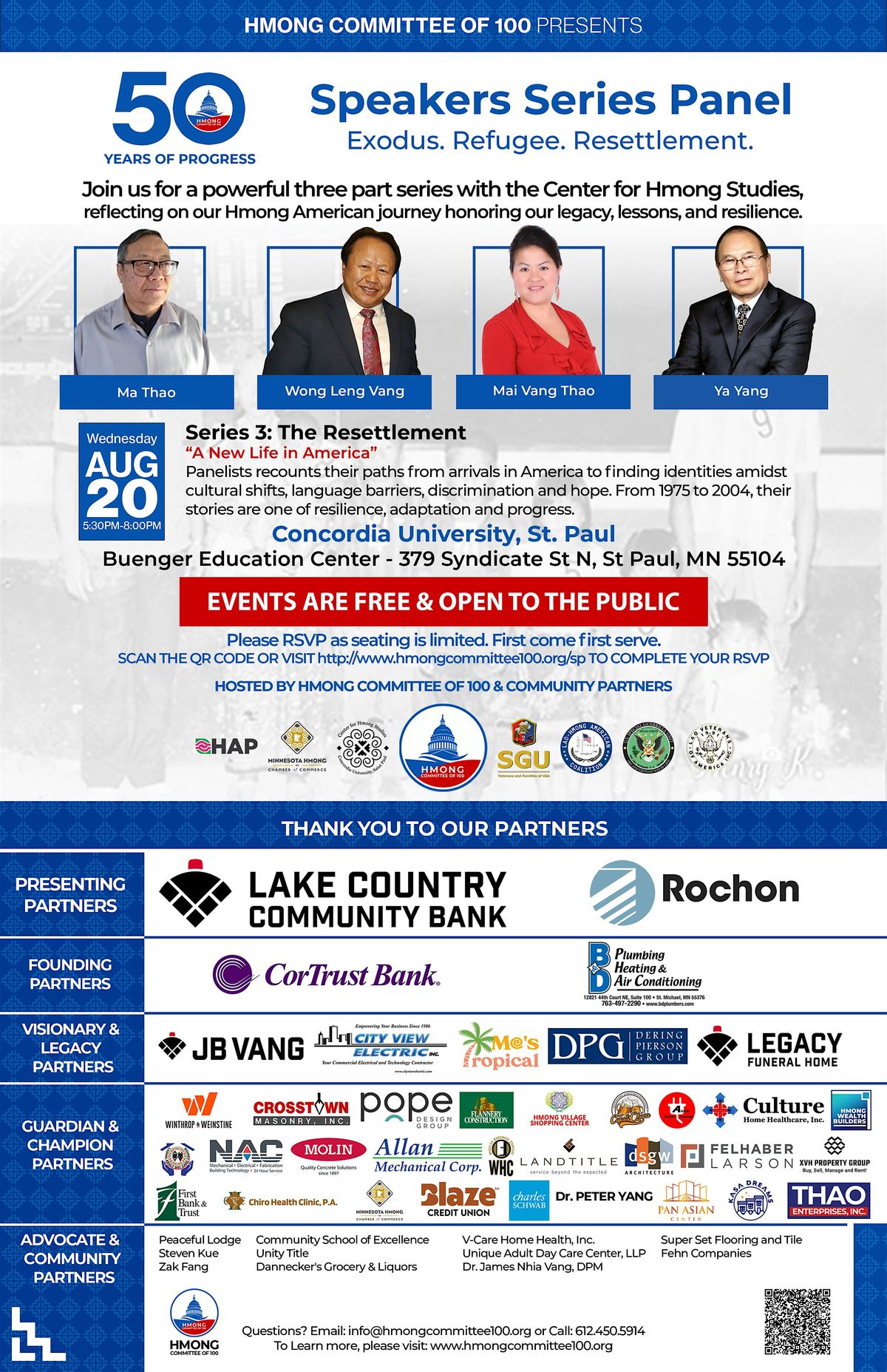 The Resettlement - Hmong 50 Years of Progress Speaker Series Panel 3