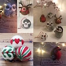 12 Crafts of Christmas Week 10 - Needlefelt Baubles